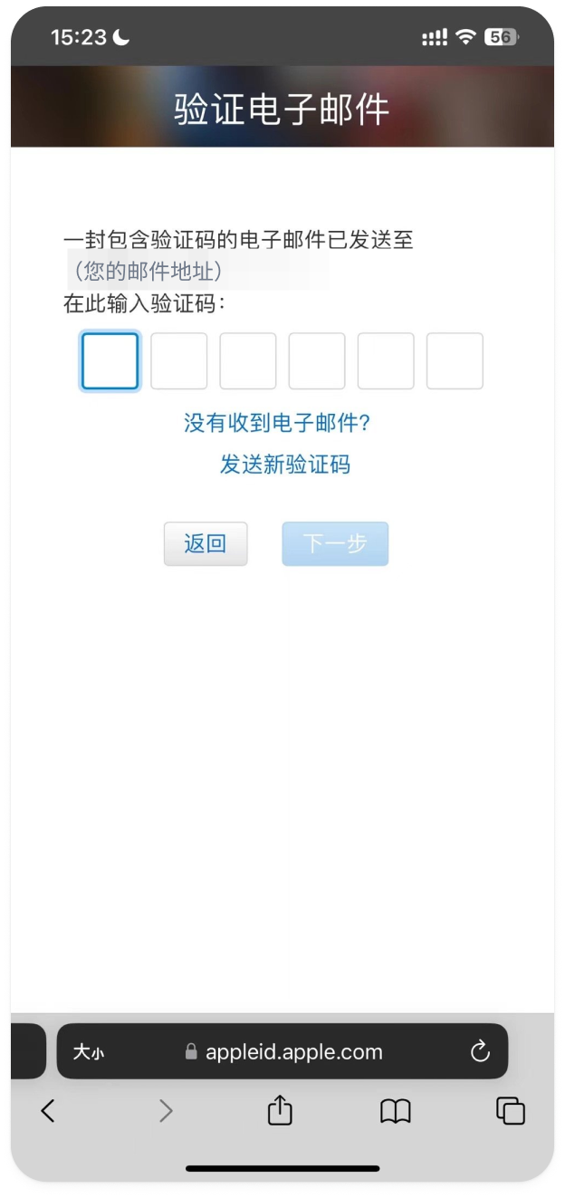 输入验证码